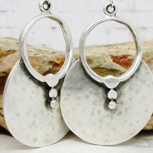 Antique silver earrings